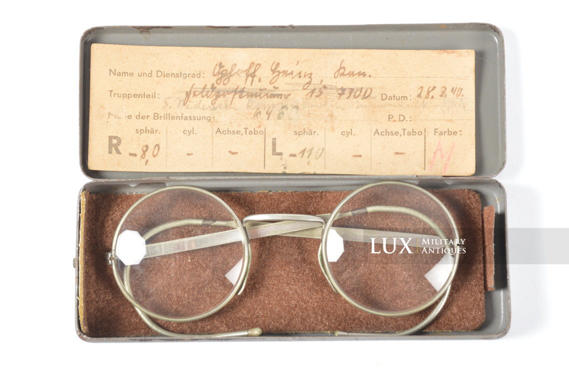 German cased regulation glasses, « Dienst-Brille » - photo 4