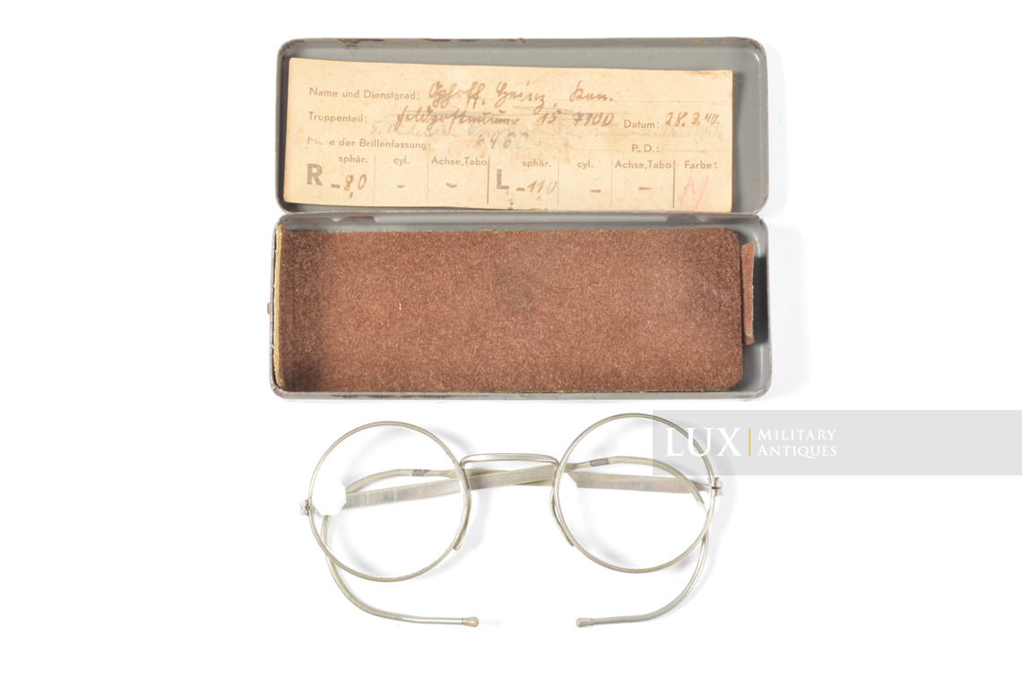 German cased regulation glasses, « Dienst-Brille » - photo 7