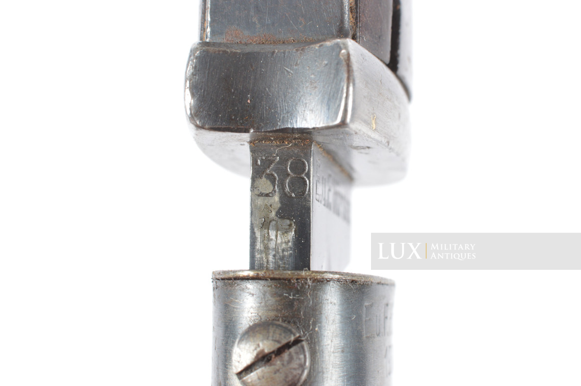 Early German K98 combat bayonet, « E.u.F. Hörster 1938 » - photo 26