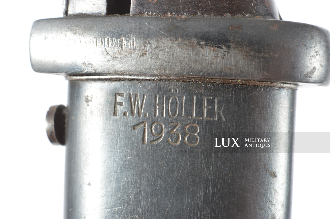 Early German K98 combat bayonet, « F.W. HÖLLER 1938 » - photo 22