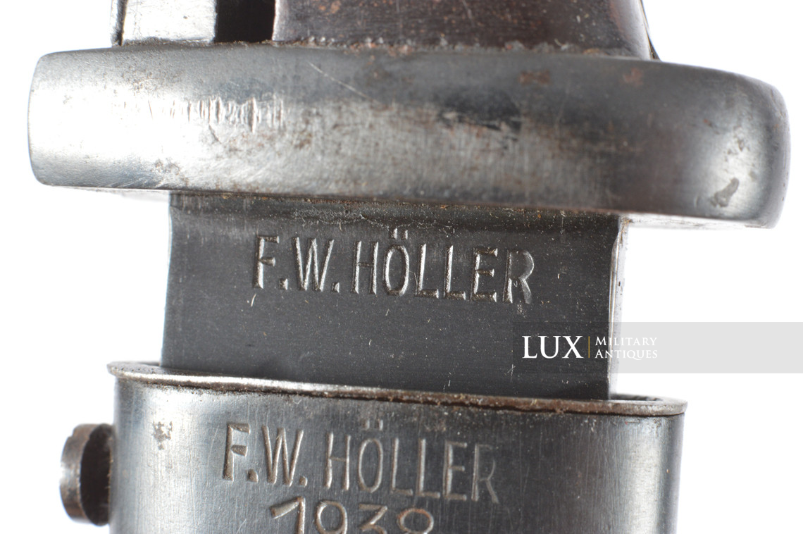 Early German K98 combat bayonet, « F.W. HÖLLER 1938 » - photo 26