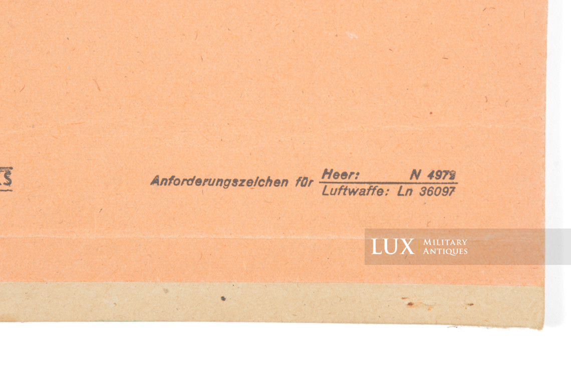 German tracing paper block, « Heer - Luftwaffe » - photo 7