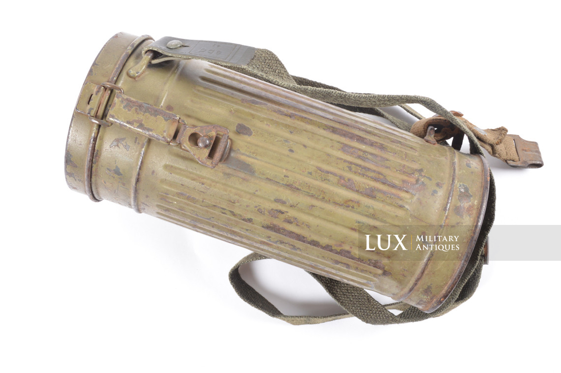 Boîtier de masque anti-gaz allemand camouflé tropical - photo 12