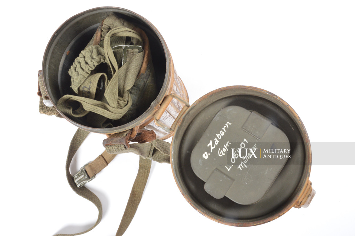 Ensemble masque anti-gaz allemand Luftwaffe camouflé tropical, « Flak / nominatif » - photo 19