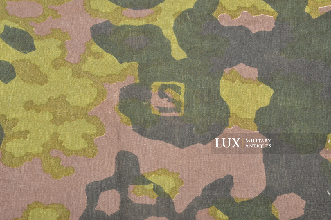 Late-war Waffen-SS camouflage shelter quarter / poncho, « plane tree 5 » - photo 10
