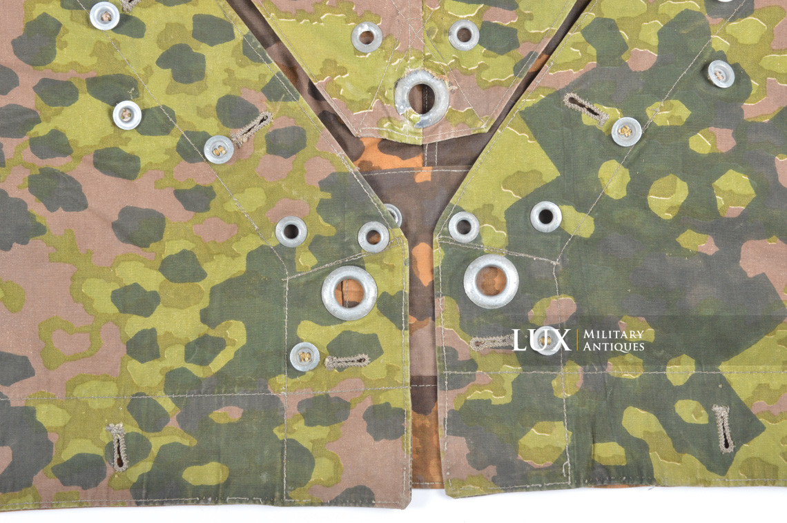Late-war Waffen-SS camouflage shelter quarter / poncho, « plane tree 5 » - photo 13