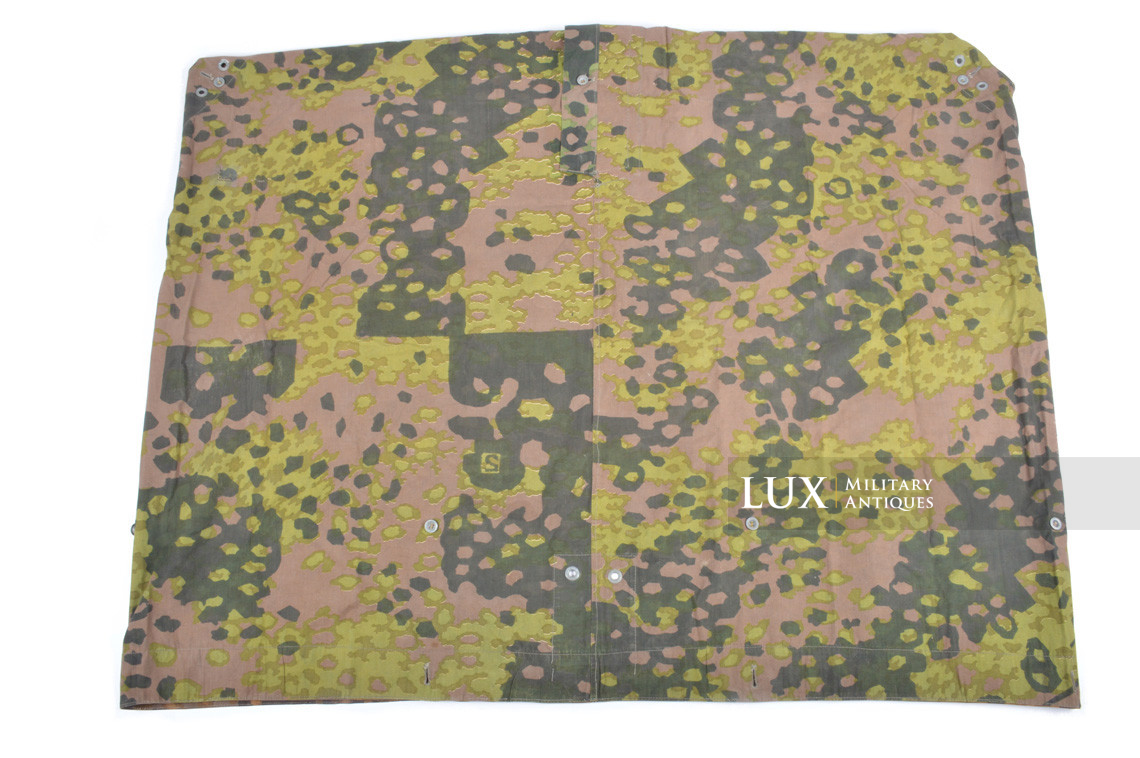 Late-war Waffen-SS camouflage shelter quarter / poncho, « plane tree 5 » - photo 14