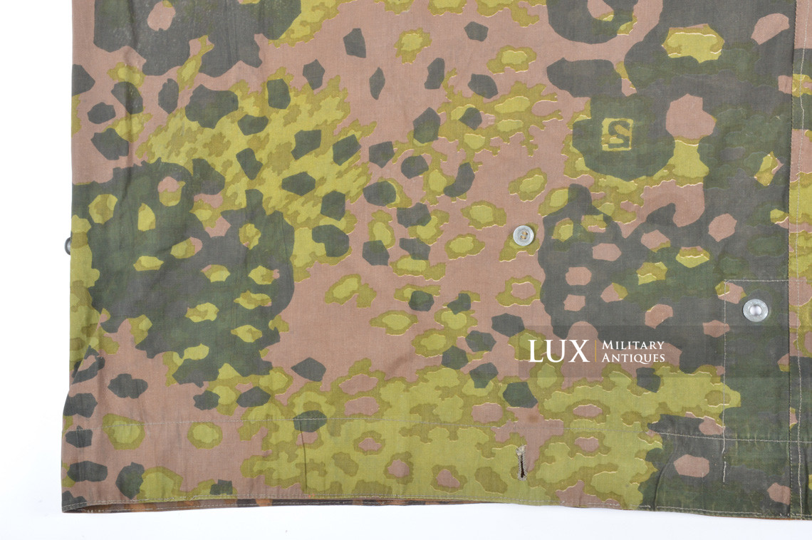 Late-war Waffen-SS camouflage shelter quarter / poncho, « plane tree 5 » - photo 15