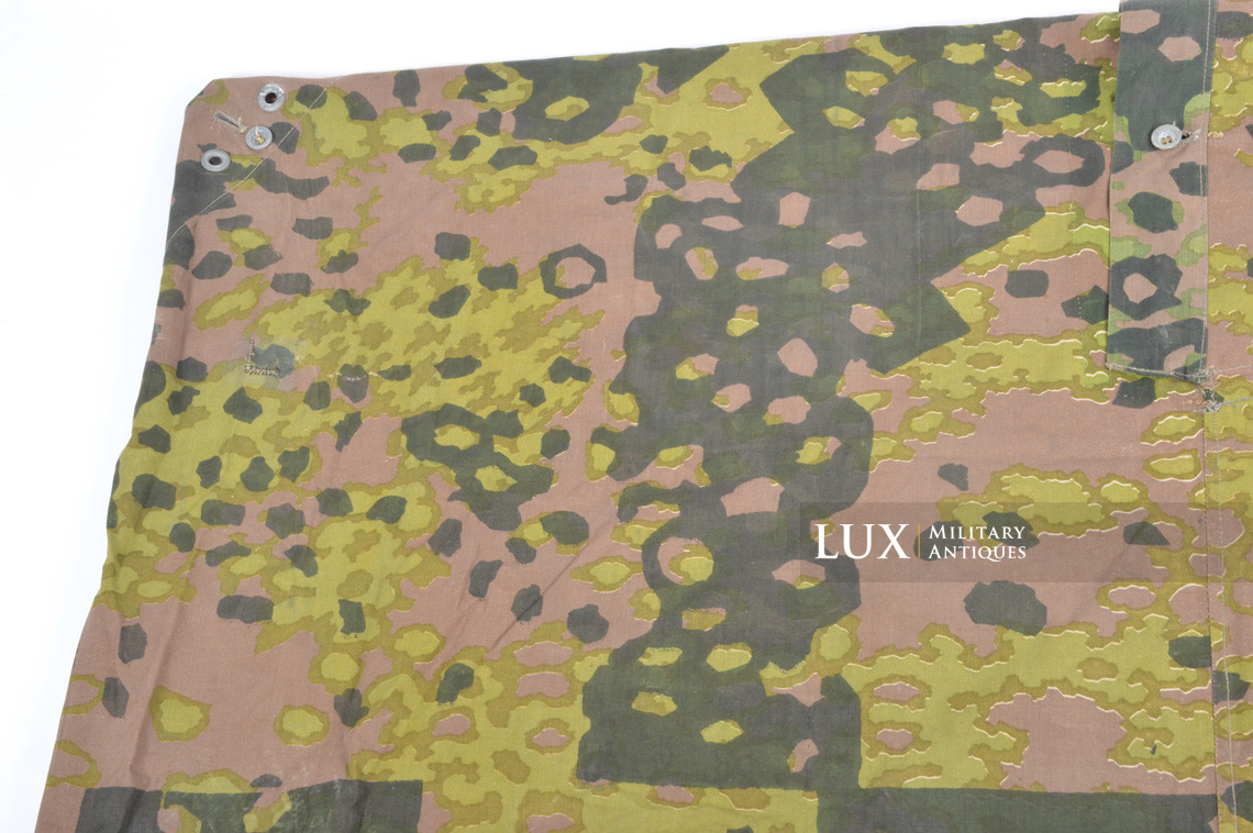 Late-war Waffen-SS camouflage shelter quarter / poncho, « plane tree 5 » - photo 16