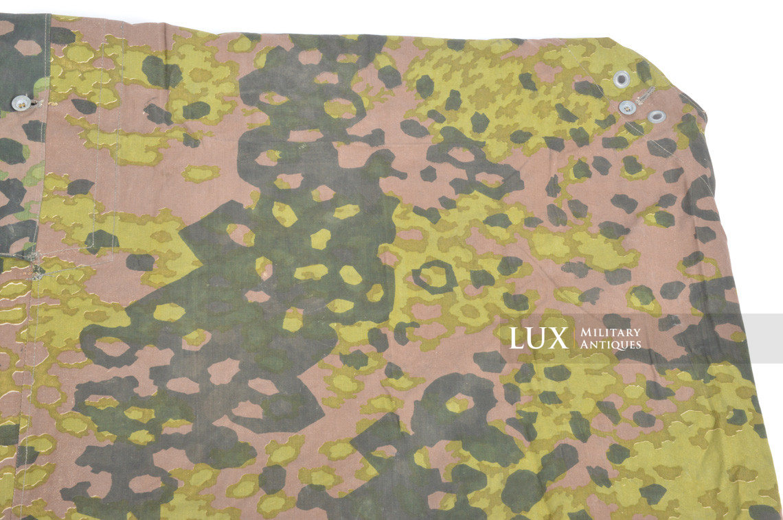 Late-war Waffen-SS camouflage shelter quarter / poncho, « plane tree 5 » - photo 17