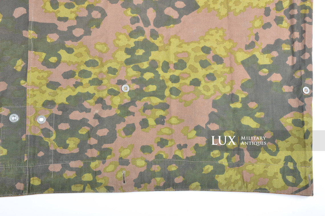 Late-war Waffen-SS camouflage shelter quarter / poncho, « plane tree 5 » - photo 18