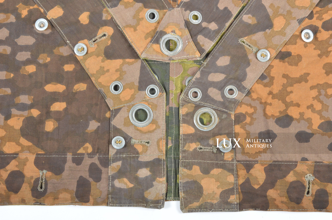 Late-war Waffen-SS camouflage shelter quarter / poncho, « plane tree 5 » - photo 26