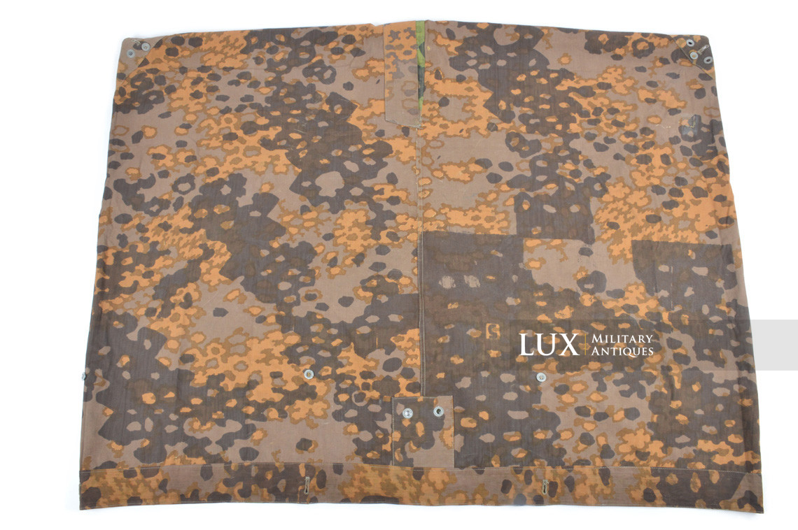 Late-war Waffen-SS camouflage shelter quarter / poncho, « plane tree 5 » - photo 28