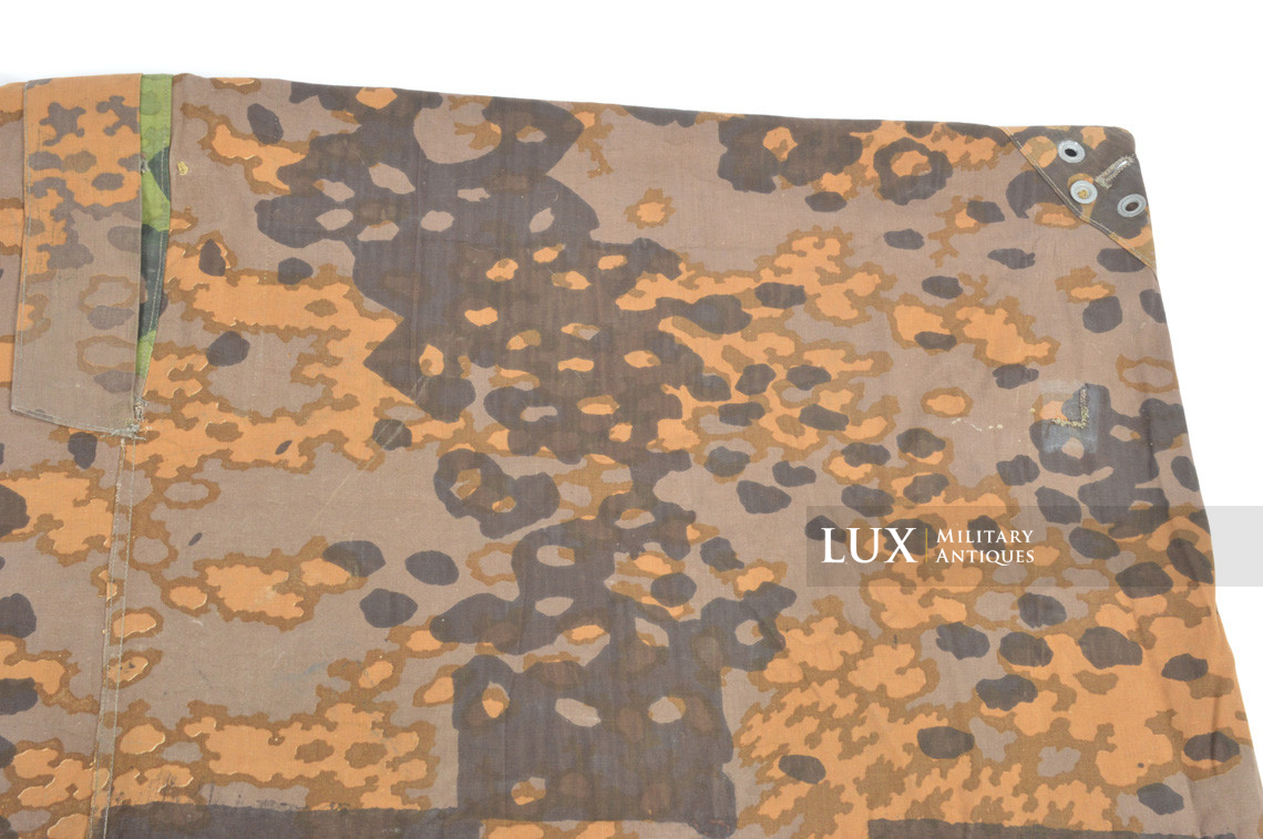 Late-war Waffen-SS camouflage shelter quarter / poncho, « plane tree 5 » - photo 31