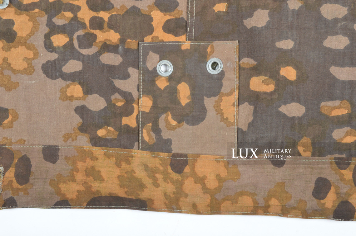 Late-war Waffen-SS camouflage shelter quarter / poncho, « plane tree 5 » - photo 33