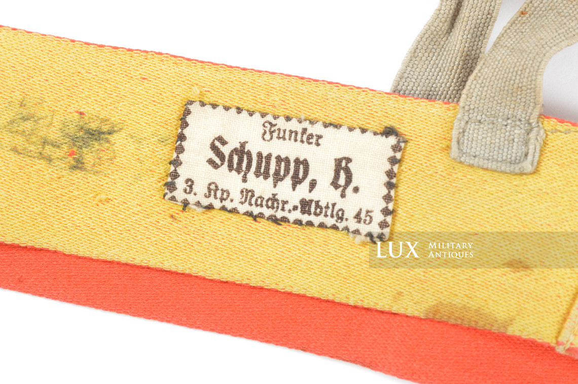 German maneuvers helmet band, « unit marked/ named » - photo 11