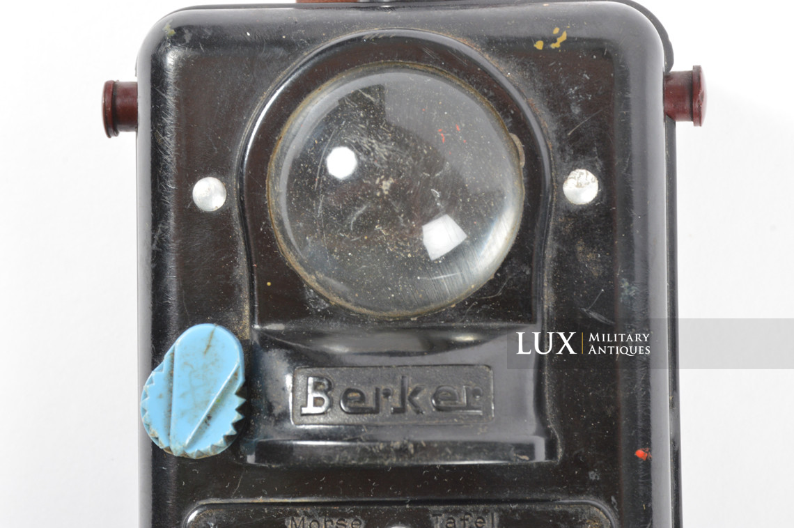 Rare German field flashlight, « BERKER » - photo 8