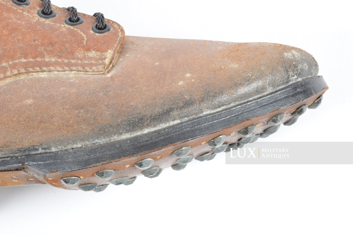 Brodequins de combat allemands début de guerre, « TROMMER & RENZ 1941 » - photo 11
