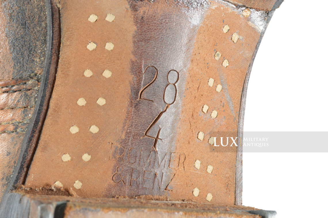 Brodequins de combat allemands début de guerre, « TROMMER & RENZ 1941 » - photo 36