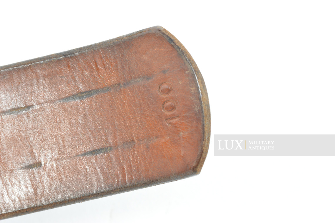 Cuir de ceinturon Heer / Waffen-SS début de guerre, « nominatif » - photo 14