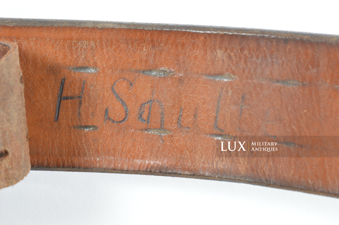 Cuir de ceinturon Heer / Waffen-SS début de guerre, « nominatif » - photo 15