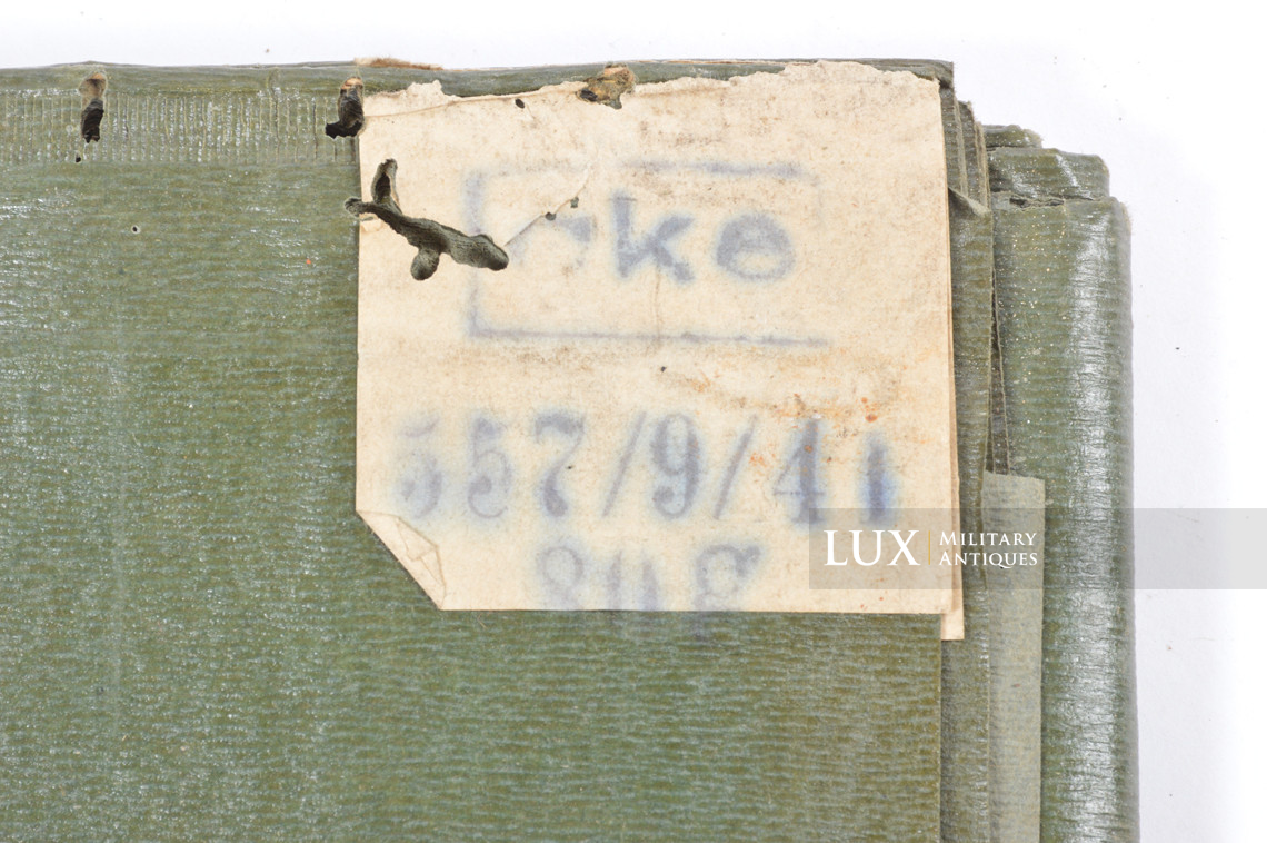 Toile anti-ypérite allemande et sa housse début de guerre - photo 13