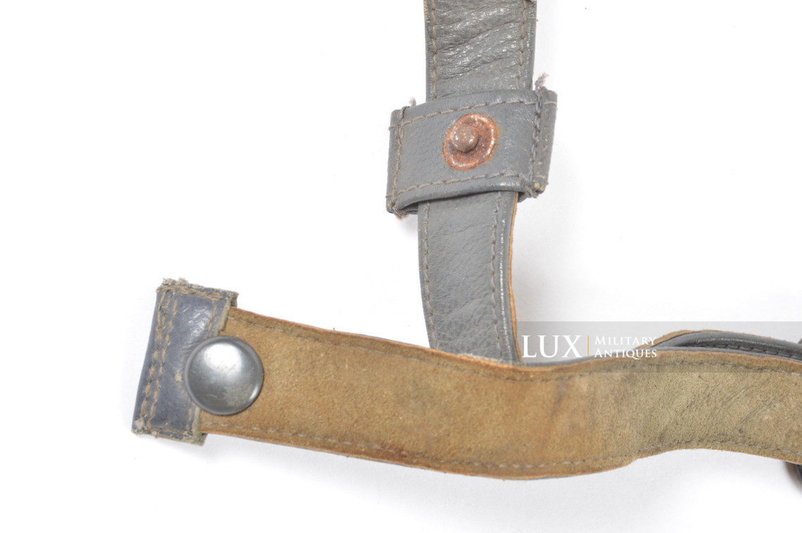 German M38 Fallschirmjäger / paratrooper helmet chinstraps - photo 11
