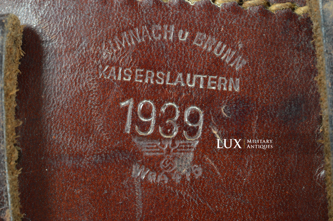 Gaine de pistolet allemand P08, « KIMNACH U BRUNN 1939 » - photo 11