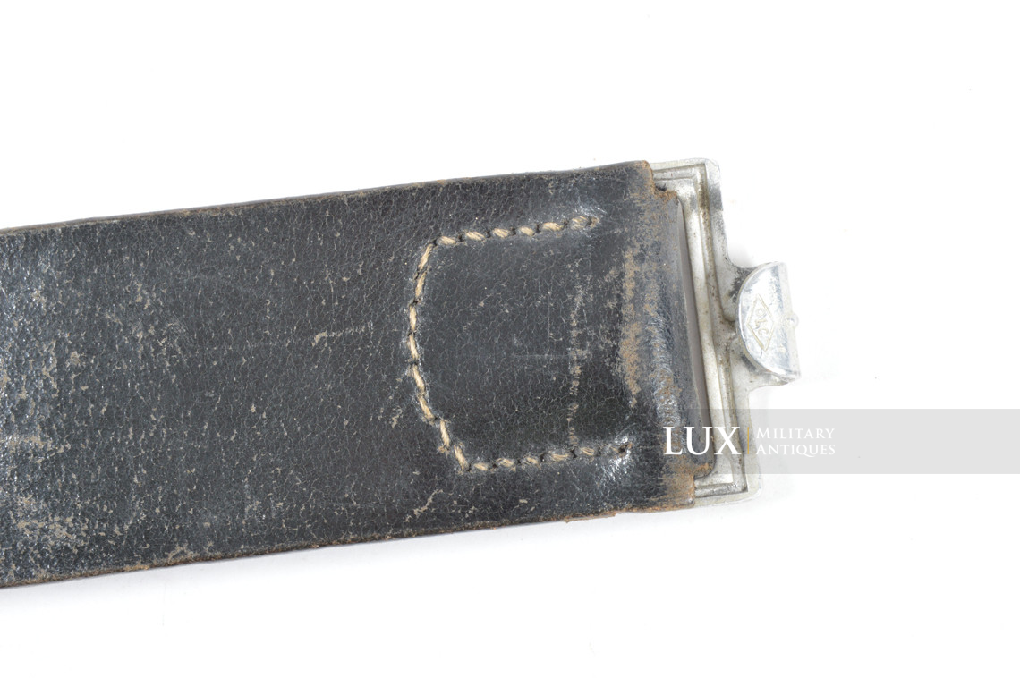 Rare cuir de ceinturon Waffen-SS précoce, « VA 401/38 SS » - photo 7