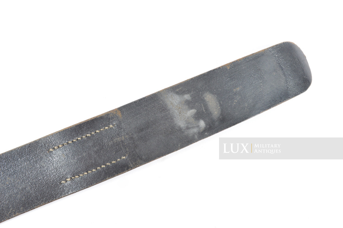 Rare cuir de ceinturon Waffen-SS précoce, « VA 401/38 SS » - photo 12