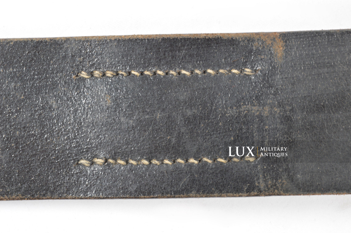 Rare cuir de ceinturon Waffen-SS précoce, « VA 401/38 SS » - photo 13