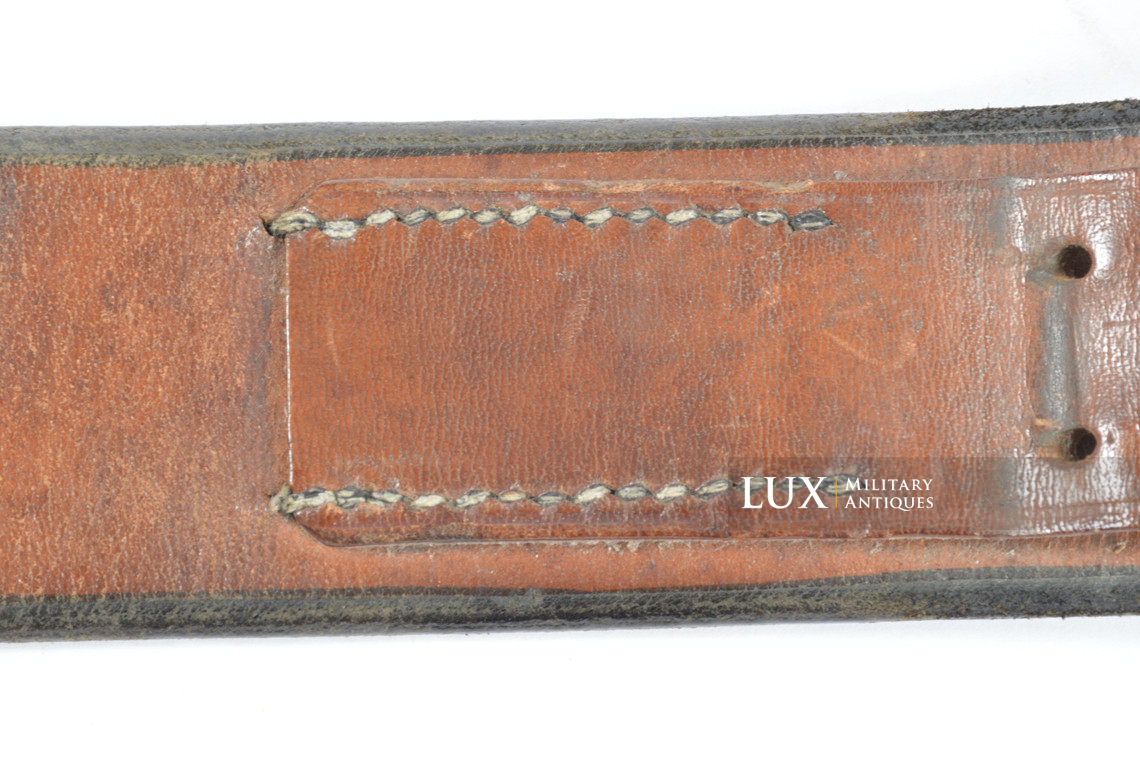 Rare cuir de ceinturon Waffen-SS précoce, « VA 401/38 SS » - photo 15