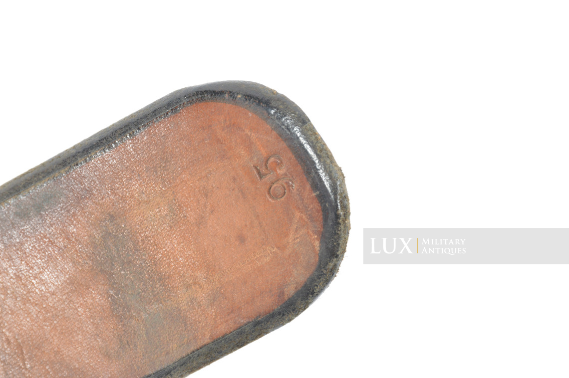 Rare cuir de ceinturon Waffen-SS précoce, « VA 401/38 SS » - photo 16