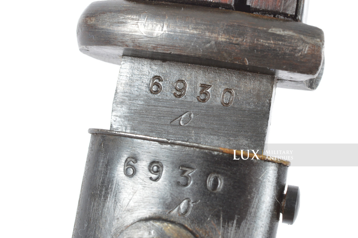 Baïonnette allemande 98k fin de guerre rivetée, « 44cvl » - photo 24