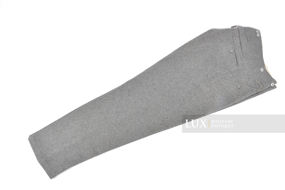 Rare pantalon M40 précoce Heer régimenté, « gris-pierre / 1935 » - photo 9