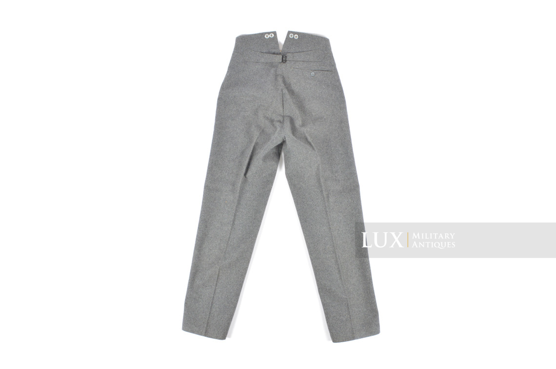 Rare pantalon M40 précoce Heer régimenté, « gris-pierre / 1935 » - photo 17