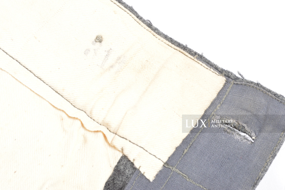 Rare pantalon M40 précoce Heer régimenté, « gris-pierre / 1935 » - photo 23