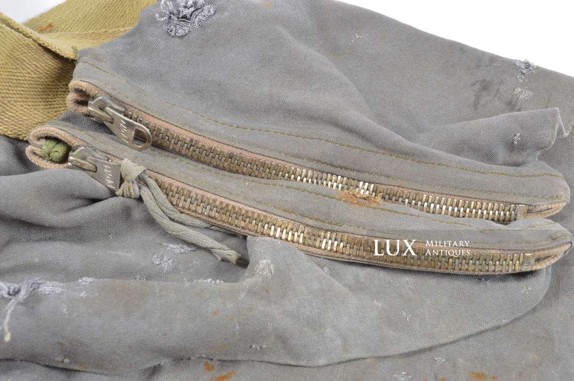 Rare set de sacoches porte grenades précoce de parachutiste allemand - photo 22