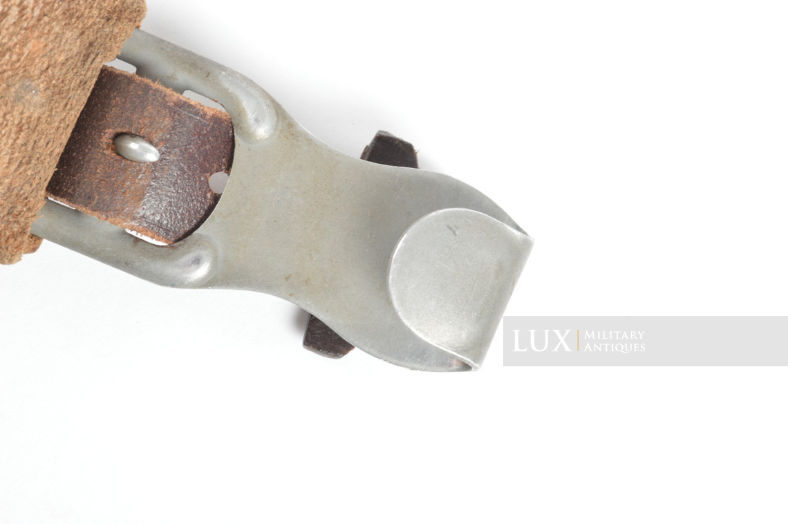 Brelage Luftwaffe précoce en cuir brun chocolat, « LBA 39 » - photo 11