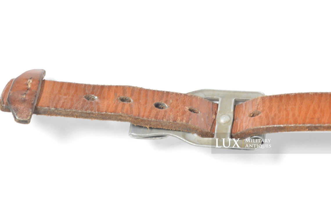 Brelage Luftwaffe précoce en cuir brun chocolat, « LBA 39 » - photo 13