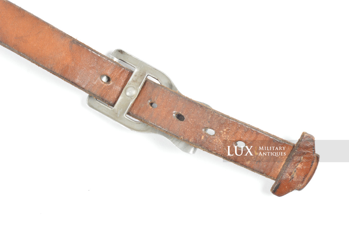 Brelage Luftwaffe précoce en cuir brun chocolat, « LBA 39 » - photo 15