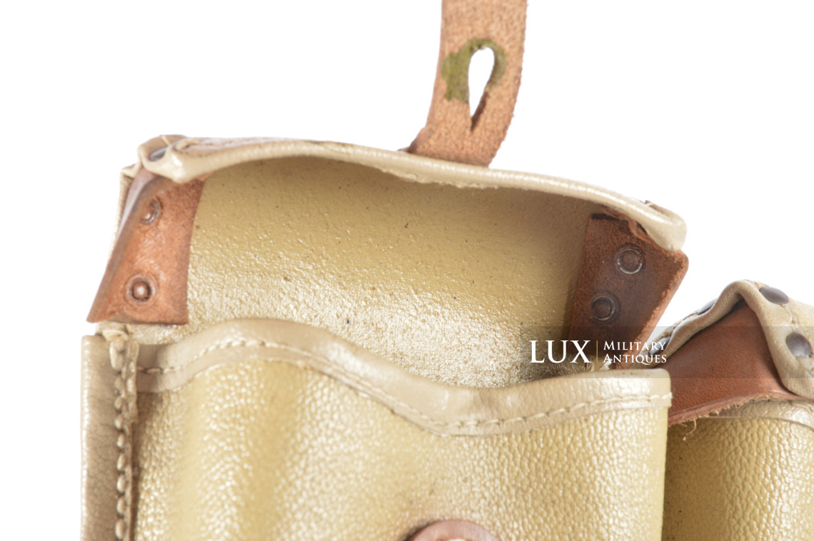 Porte chargeurs de G43 / K43 en toile cirée jaune sable, « ros944 » - photo 19