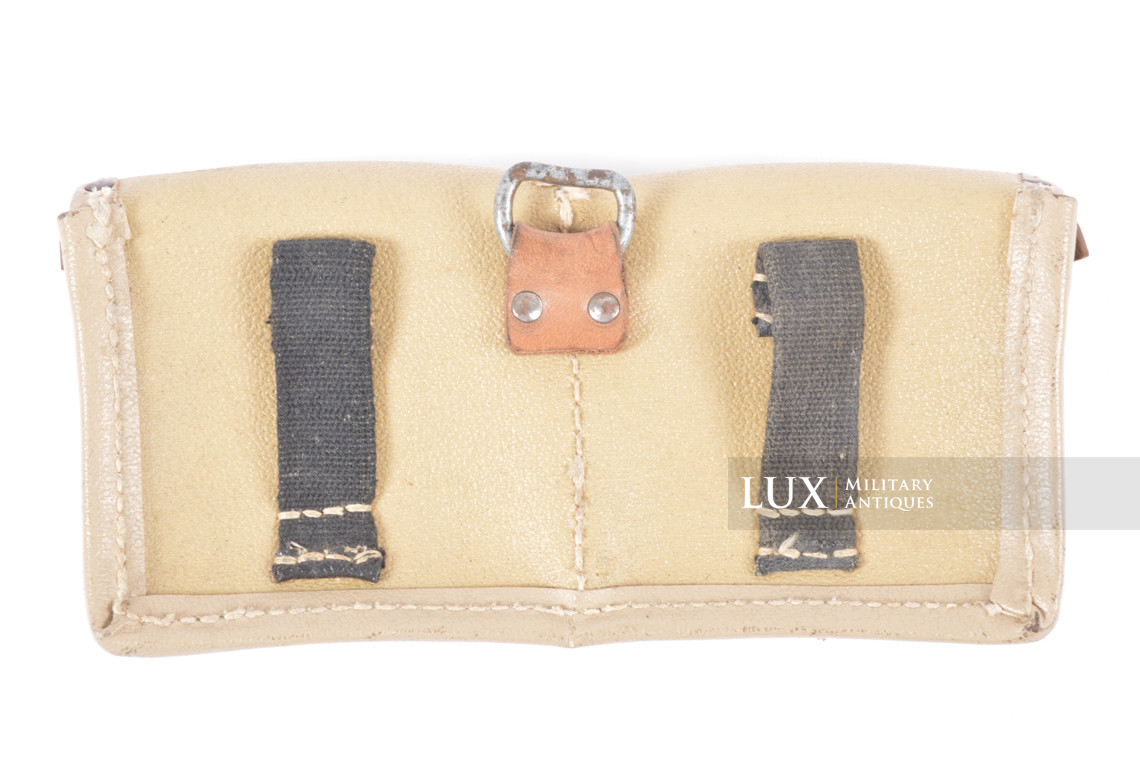 Porte chargeurs de G43 / K43 en toile cirée jaune sable, « ros944 » - photo 11