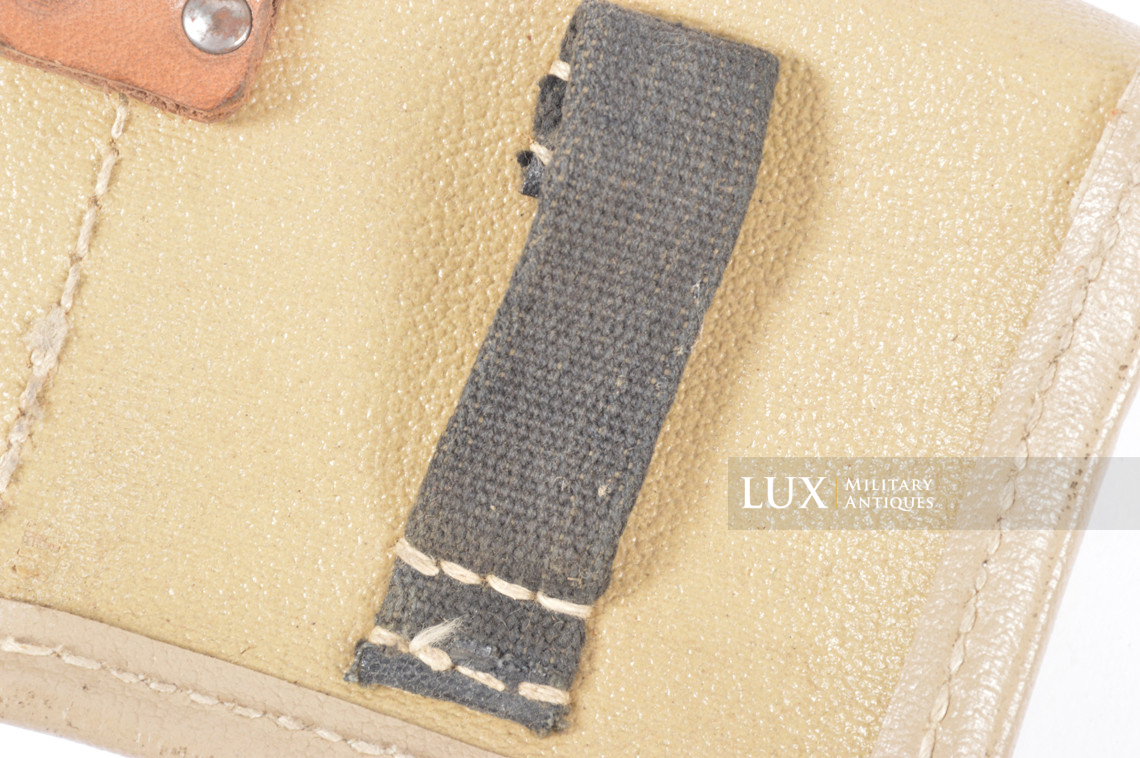 Porte chargeurs de G43 / K43 en toile cirée jaune sable, « ros944 » - photo 14