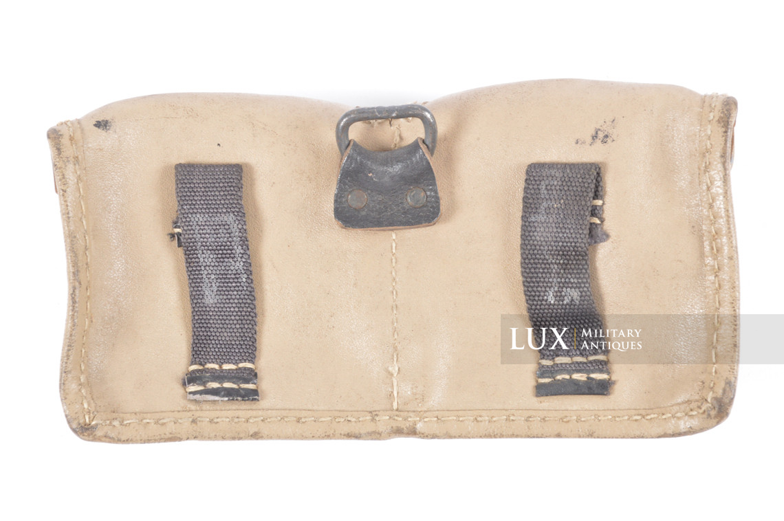 Porte chargeurs de G43 / K43 en toile cirée jaune sable, « fuq1945 » - photo 11