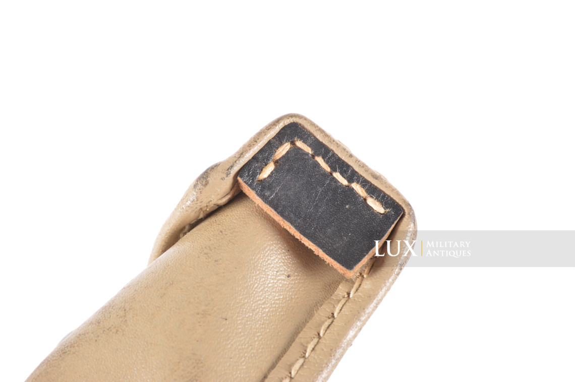 Porte chargeurs de G43 / K43 en toile cirée jaune sable, « fuq1945 » - photo 16