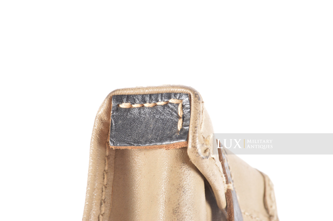 Porte chargeurs de G43 / K43 en toile cirée jaune sable, « fuq1945 » - photo 17