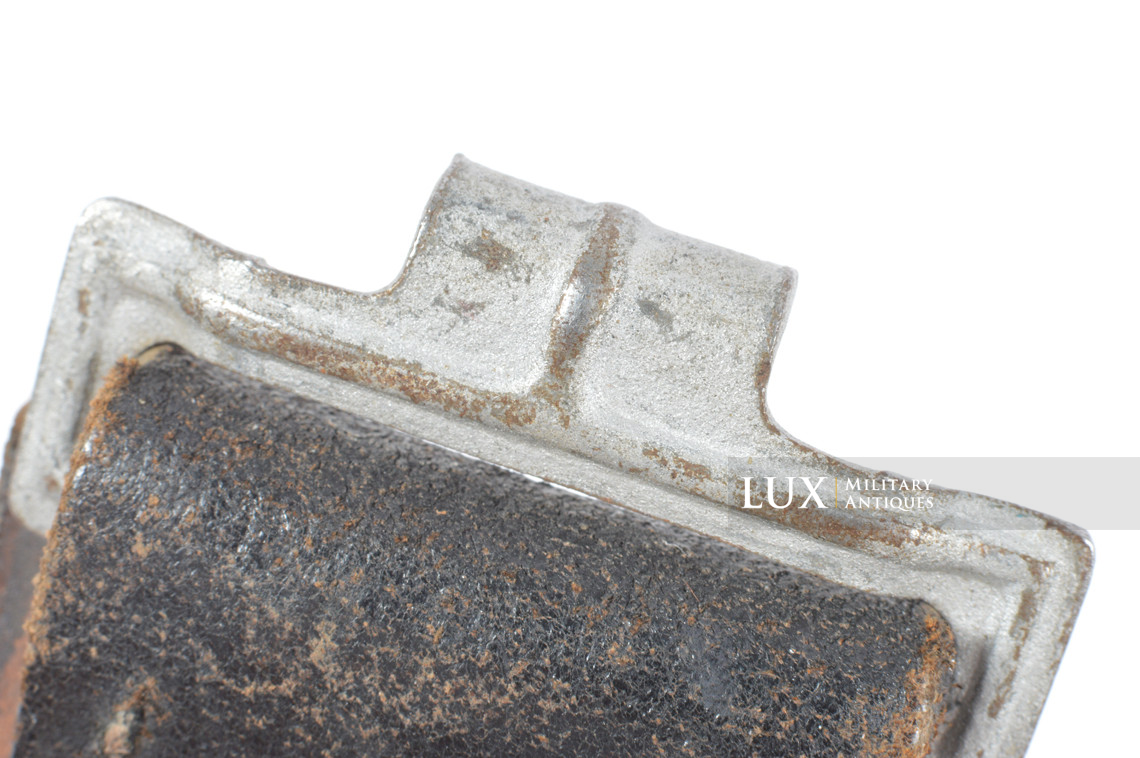 Rare cuir de ceinturon Waffen-SS fin de guerre, « SS 1325/43 RZM » - photo 10