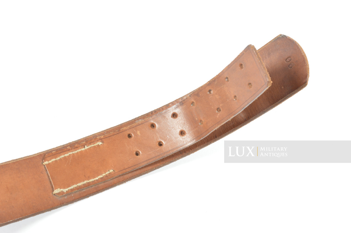 Mid-war Heer / Waffen-SS leather belt, « 1942 » - photo 12