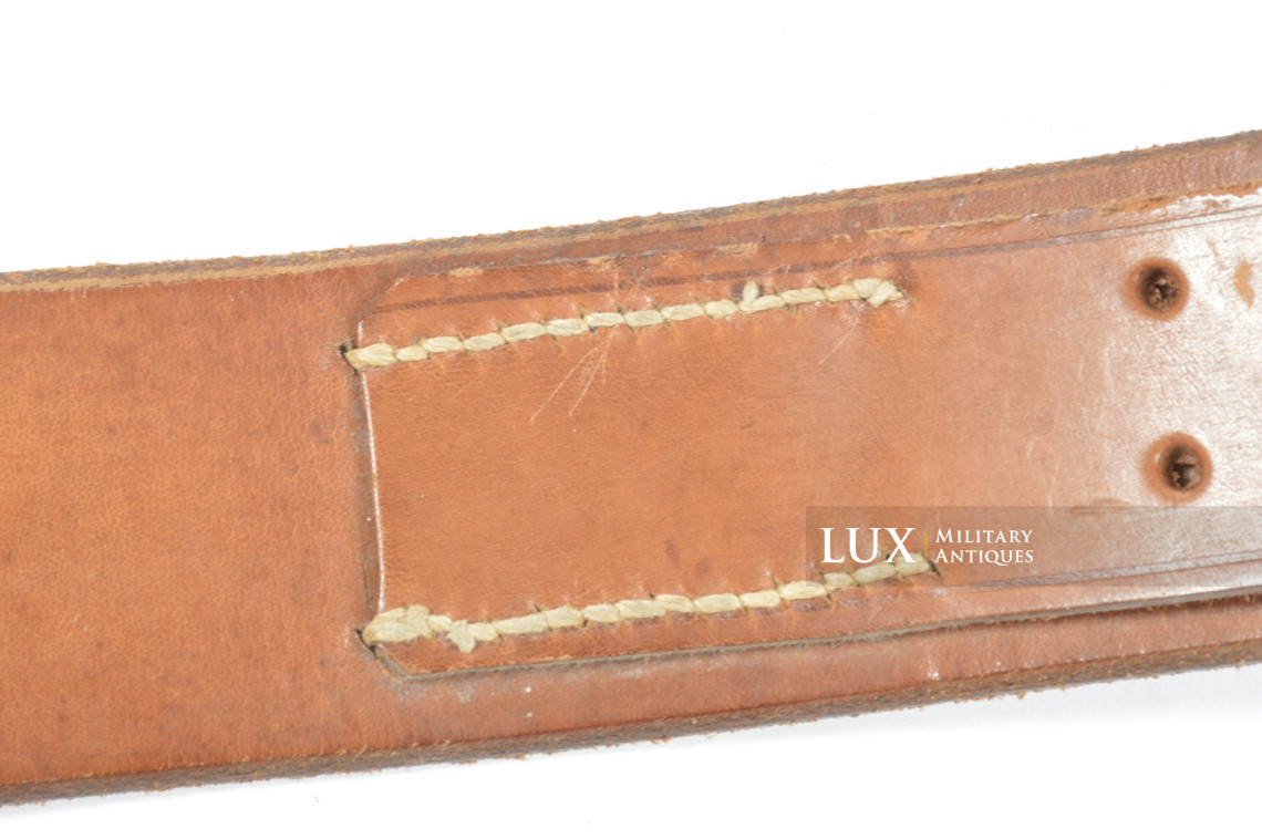 Mid-war Heer / Waffen-SS leather belt, « 1942 » - photo 13